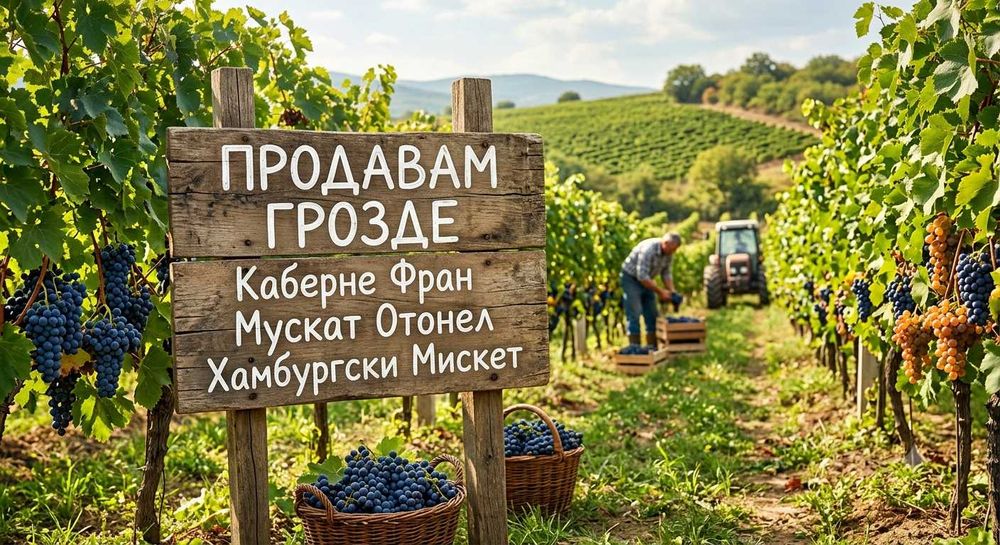 Продавам грозде Каберне фран