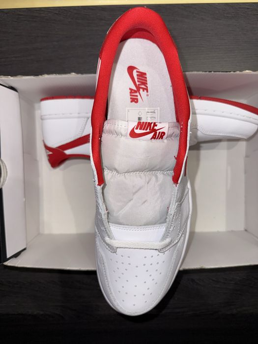 Обувки Air Jordan 1  Retro Low OG "University Red" - размер 48.5
