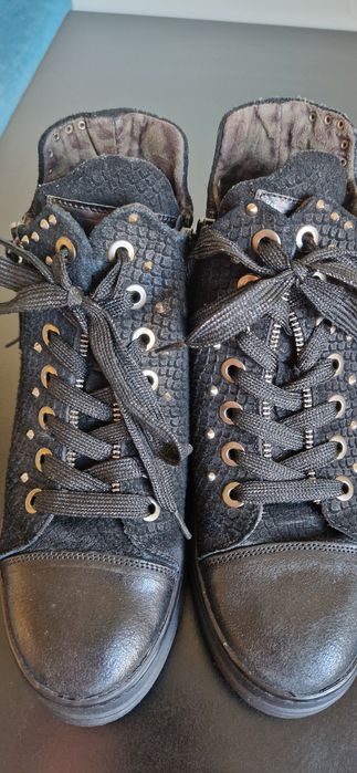 Botine scurte piele naturala