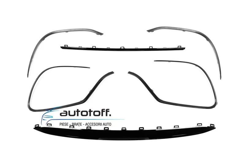 Pachet exterior compatibil Mercedes GLE W167 SUV (19-23) GLE63 Black Design