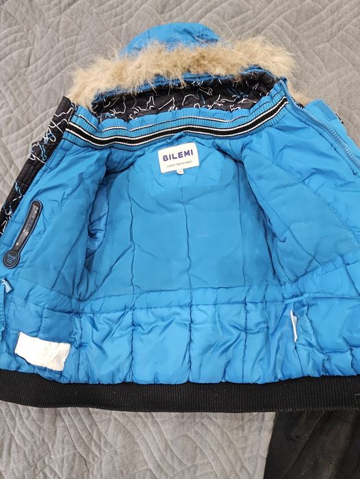 Зимний комбинезон с шапкой