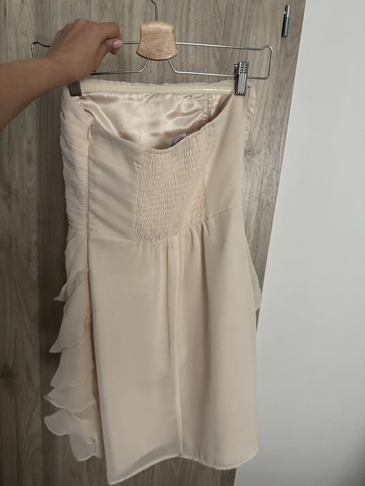 Rochie de ocazie VILA roz pudrata marimea S