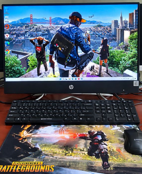 Моноблок HP 22" - мощный Core i3 10100T