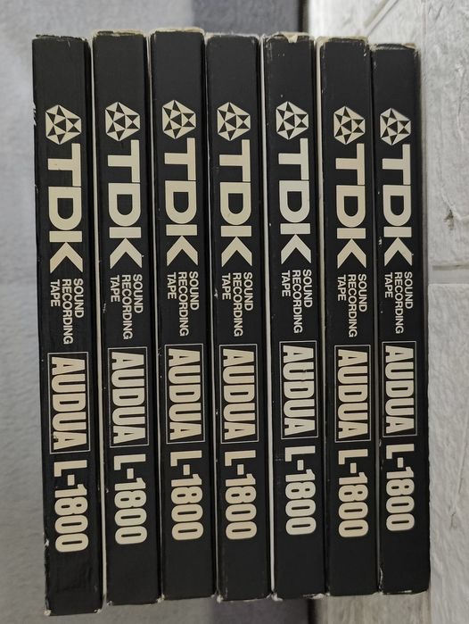 Lot cutii benzi 18"si 26"originale TDK,Sony,Akai