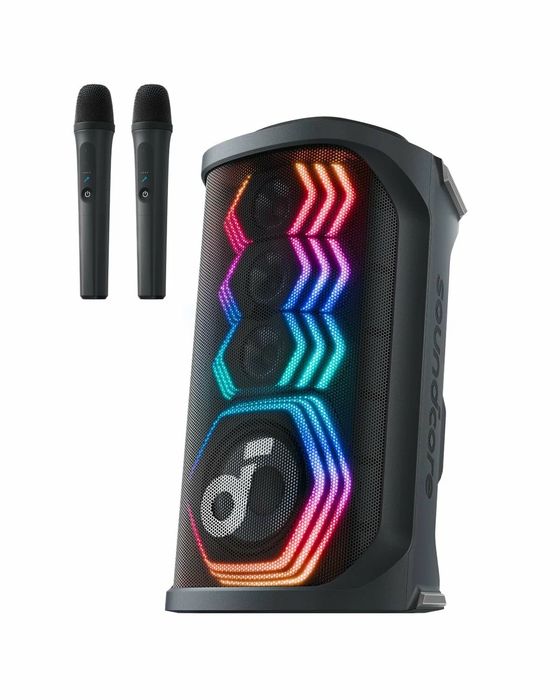 Original | Anker Soundcore Rave 3S | AI Karaoke | 200W | 2 Mikrofon