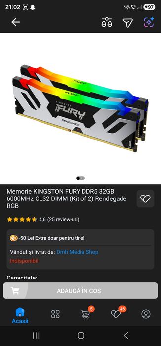 Vând kit I9 14900k, 32gb ram ddr5, Aorus elite B760m