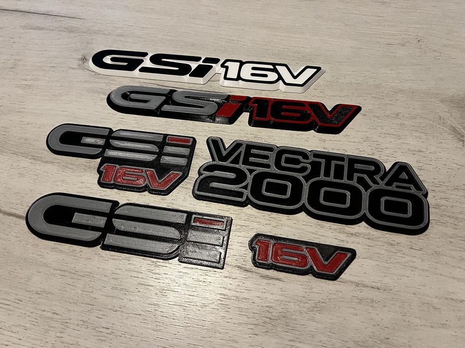 Емблеми Opel GSI / GSI16V / Vectra 2000