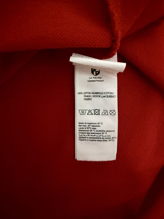 Tricou roșu U.S. Polo Assn.