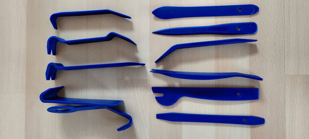 Set 11 spatule levier plastic