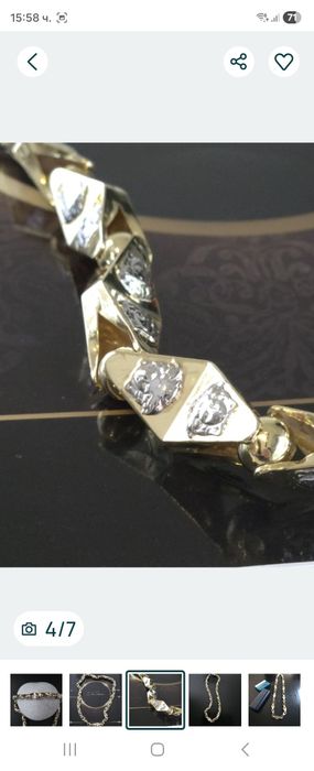 Златен ланец 51 гр 14кр 68см