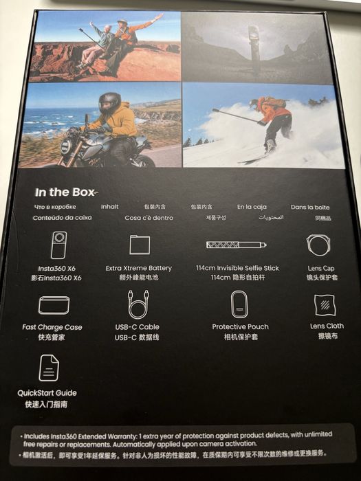 Insta360 X6 Essentials Bundle + MicroSDXC 256GB V30
