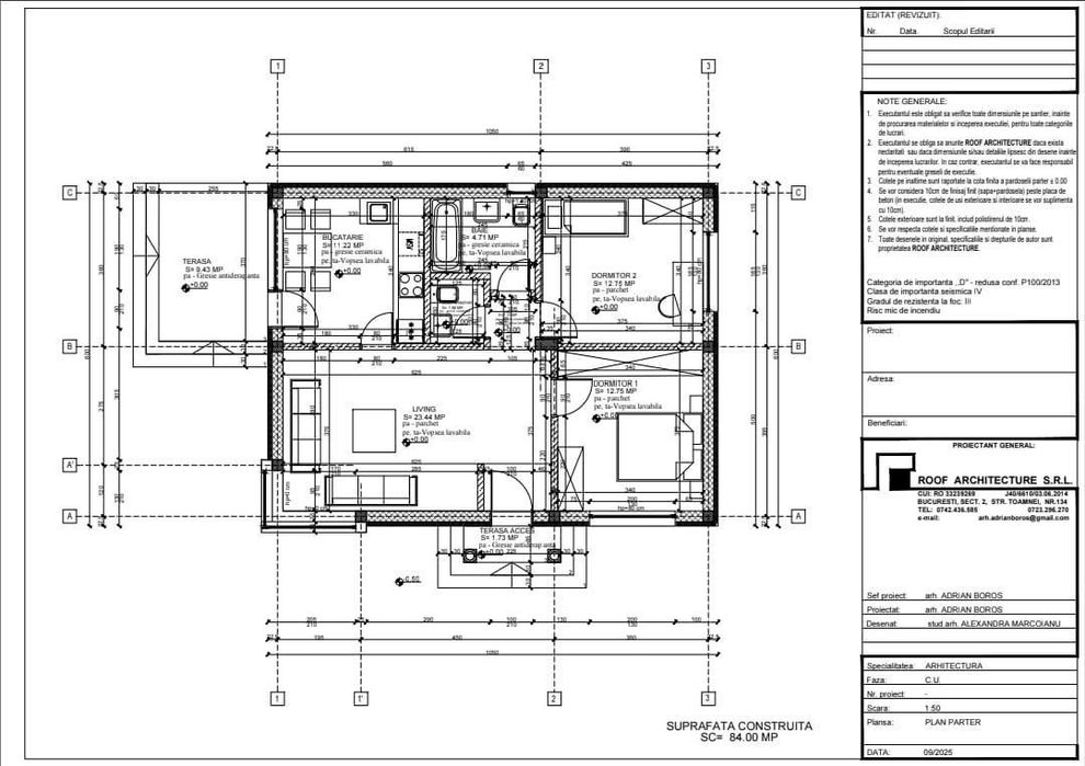 Casa Individuala Clinceni, 3 Camere, Nou, Teren 275Mp, Comision 0%