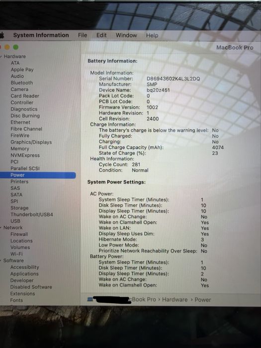 MacBook Pro 2019