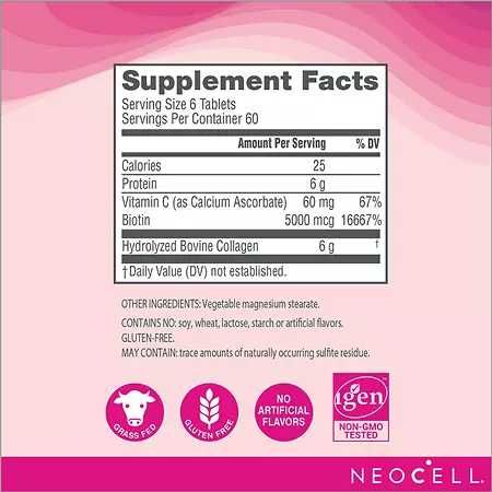 Коллаген+ C+ биотин+ протеин 360таб. Super Collagen оригинал USA