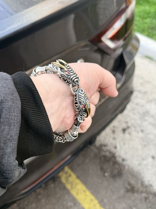 Продам Брутальный Серебрянный Браслет.