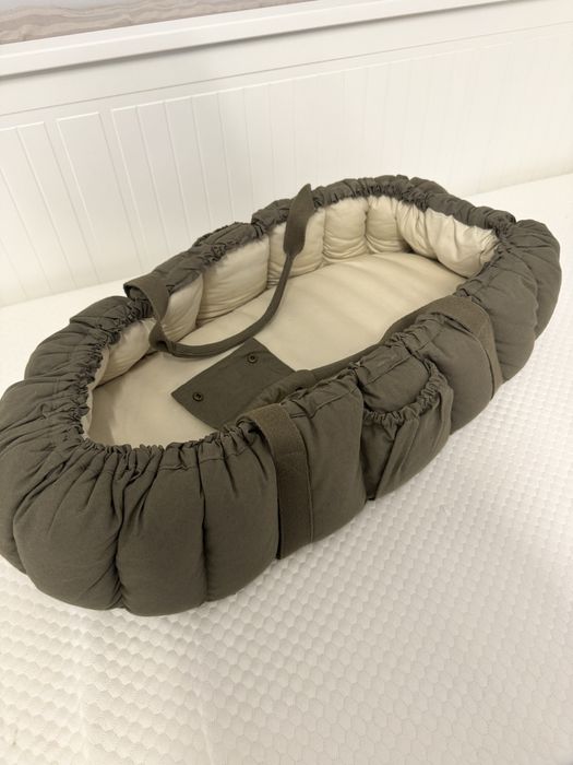 Бебешко гнездо 3 в 1 Sebra, Dark Olive