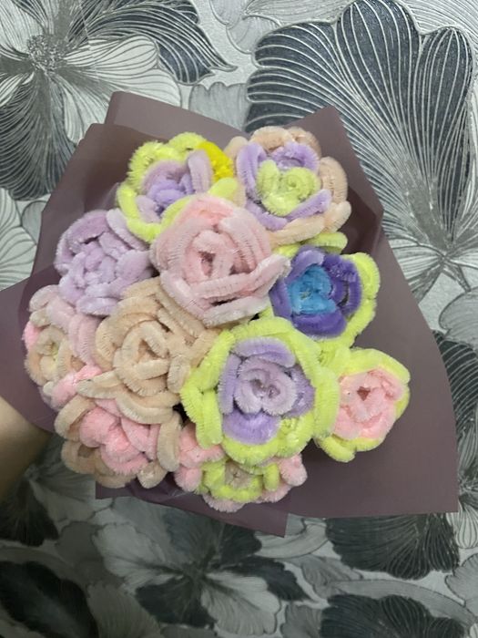 цветы из синельной проволки