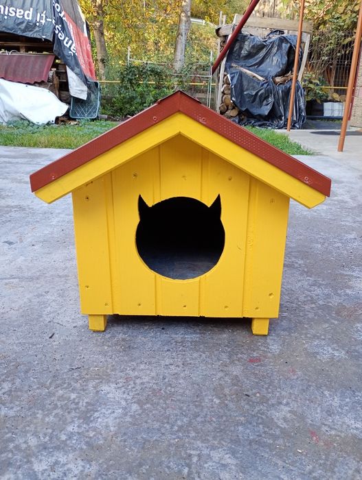 Cușcă căsuța pisică