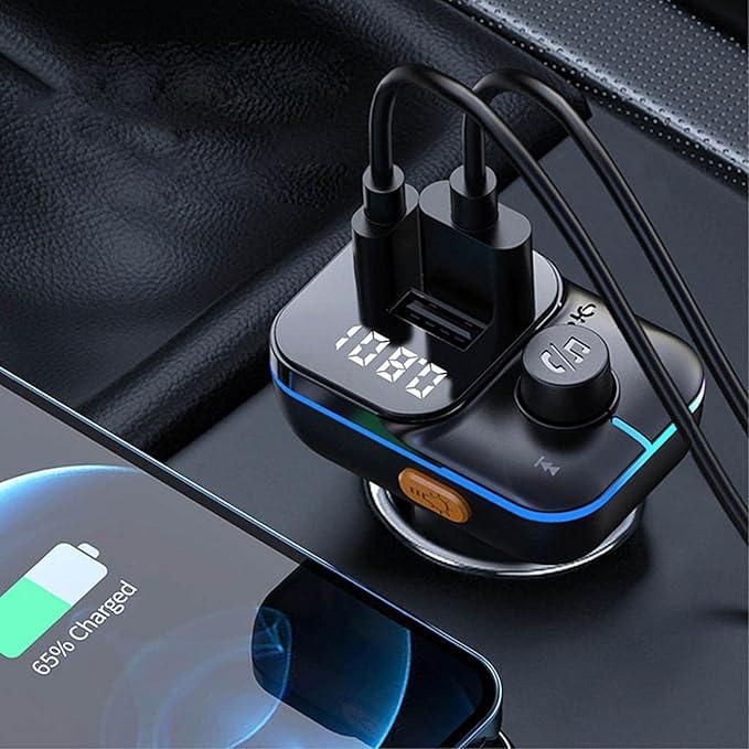 FM Трансмитер С45 Bluetooth 5.0 за автомобил с бързо зареждане Зарядно