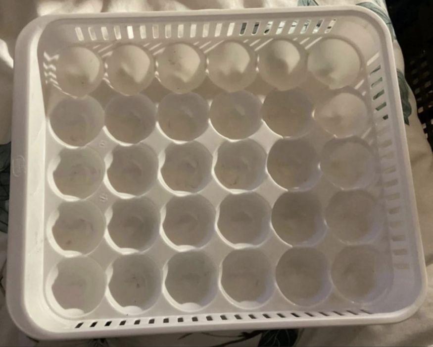 Suport/Cutie depozitare 30 ouă cu capac - Organizator frigider