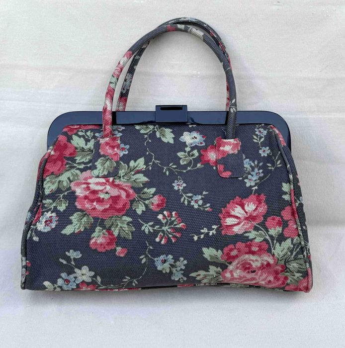 Cath Kidston Superba Geanta Floral Print Handbag Original UK