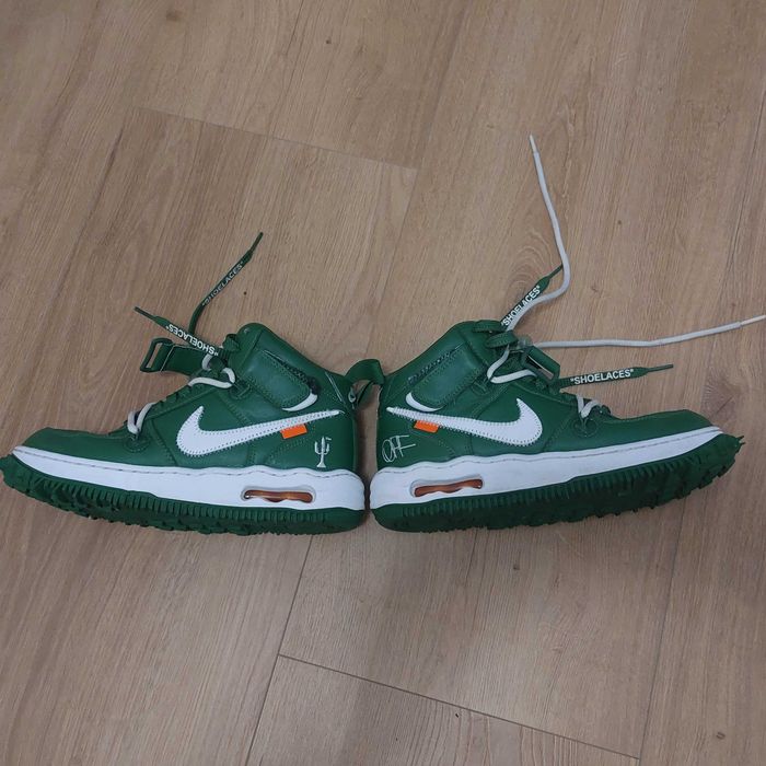 Nike Air Force 1 Mid x Off-White "Pine Green" marime 38.5