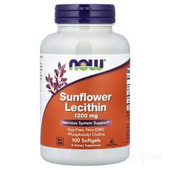 Sunflower Lecithin 1200 мг 100 капсул