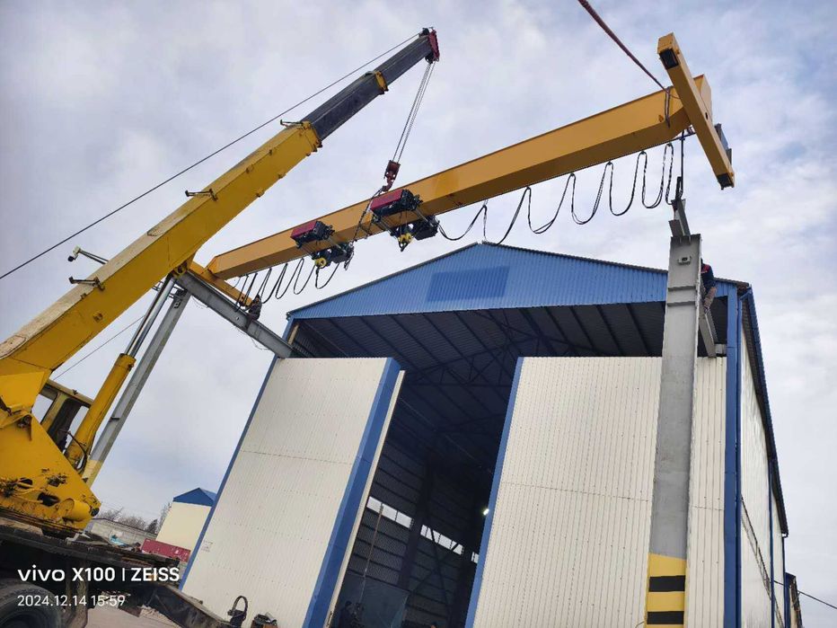 Кранбалка с двумя тельферами,мостовой/козловой кран с двумя тельферами