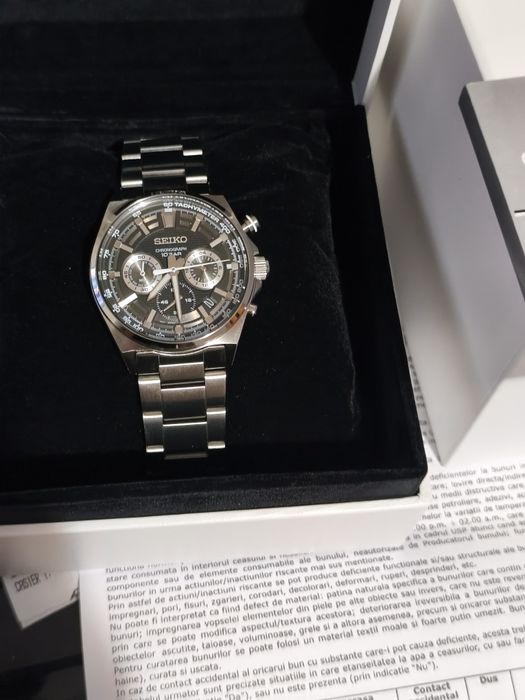 Ceas deosebit de bărbat Seiko japonez