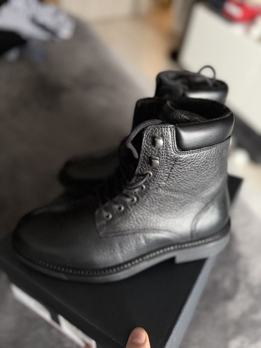 Tommy Hilfiger Outdoor ghete piele neagra interior captusit 41 noi