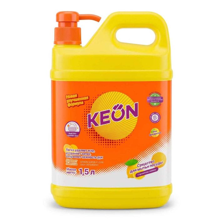 KEON Гель для мытья посуды «Лимон»