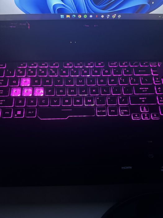 ASUS TUF F15 FX506HE | RTX 3050 Ti | 16GB RAM | Curățat - 65°C max