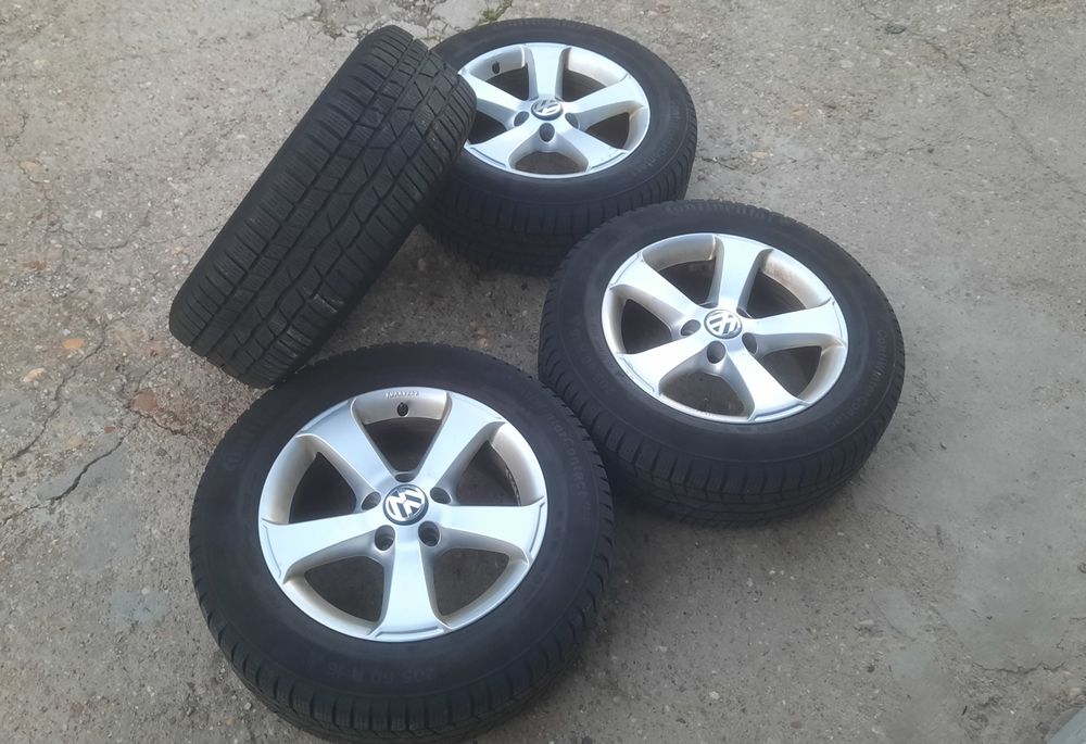 Оригинални алуминиеви джанти 5х112 за VW 16ки