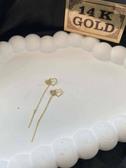 Cercei aur 14k pe stoc