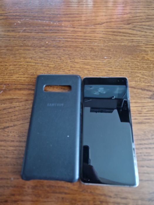 Oferta! Samsung s10+,folie fata spate de nou,126gb,black,plus,necodat