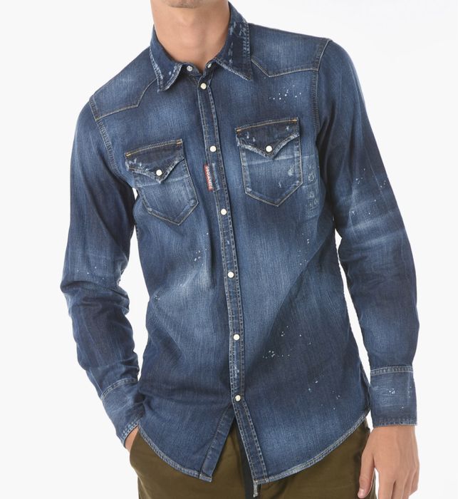 Dsquared2-Denim Classic Western Shirt