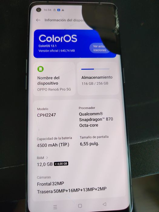 Oppo Reno 6 pro 5g