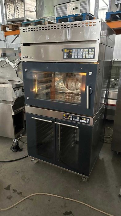 Cuptor Miwe Aero panificatie patiserie 4 tavi + hota condensare