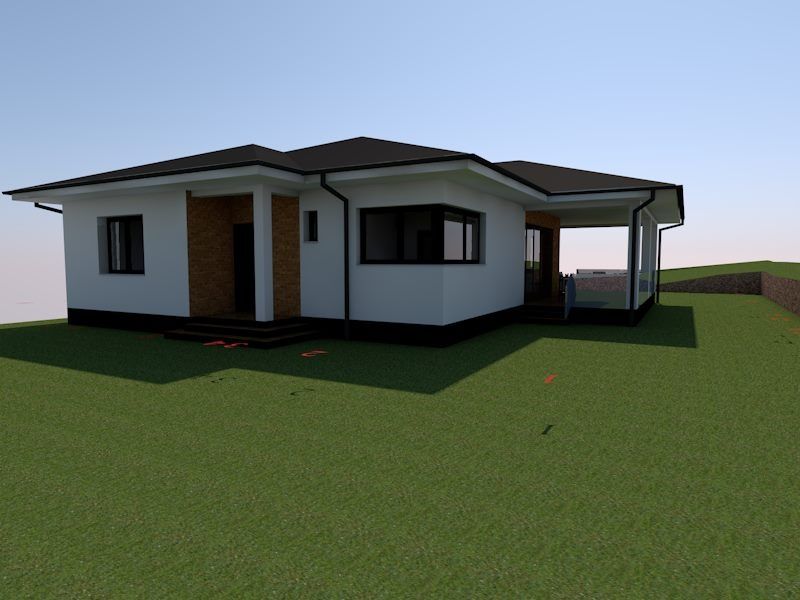 Casă individuală 122mp utili+33mp terasă teren 1250 mp Vâlcele Feleacu