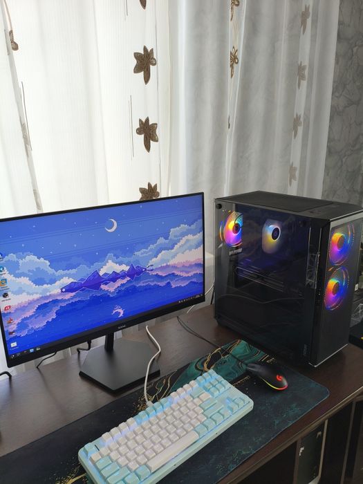 Компьютер с сетапом