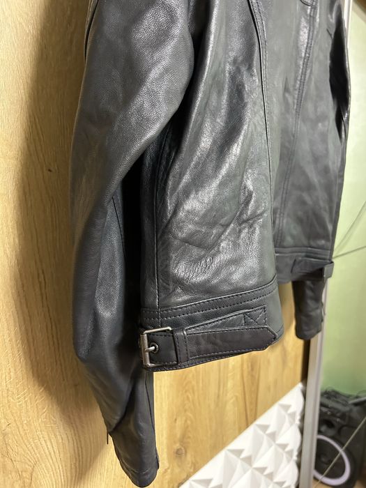 Дамско кожено яке Pepe Jeans, между черно,преливащо. Размер M/L