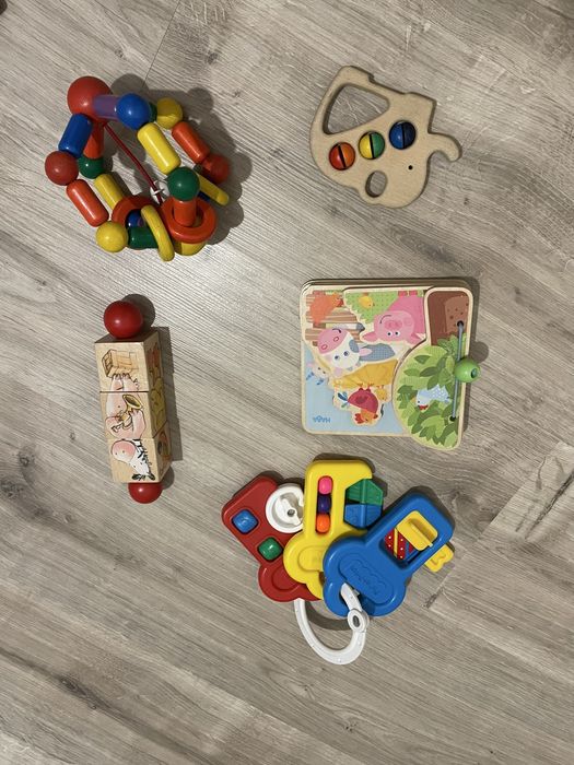 Jucarii din lemn, cheie Fisher Price si altele