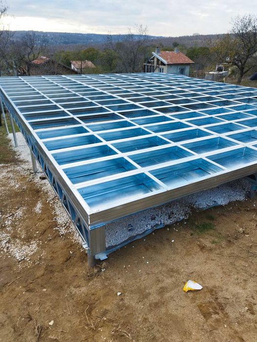 Метални основи за сглобяема къща