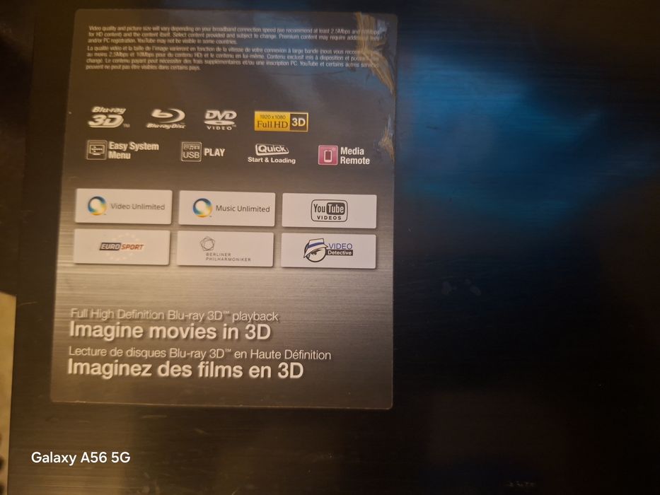 Vand sony bluray 3d