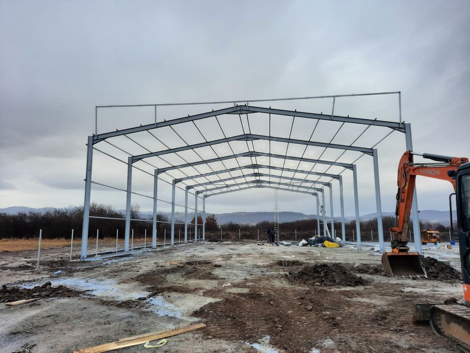 Vând hală metalică conform proiectului dvs lucrăm fără avans