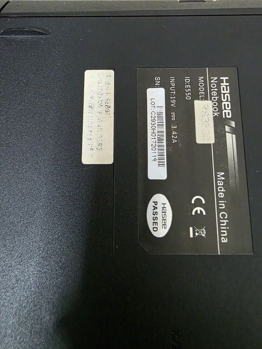 Продам ноутбук Hasee PS3800