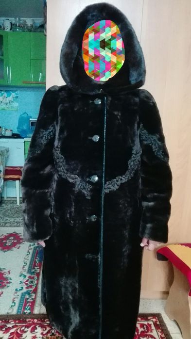 Шуба мутон в отличном состоянии