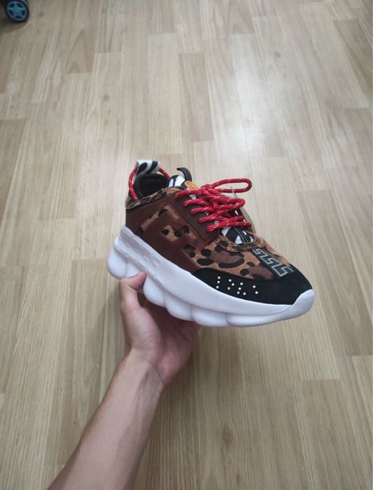 Versace chain reaction leopard