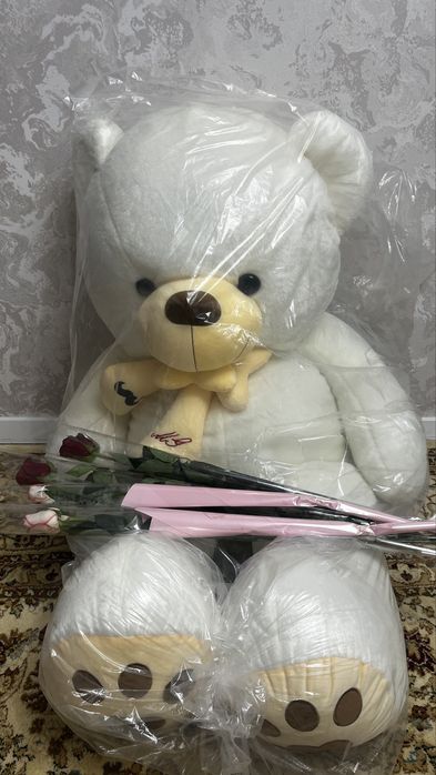 Белый мишка новый
