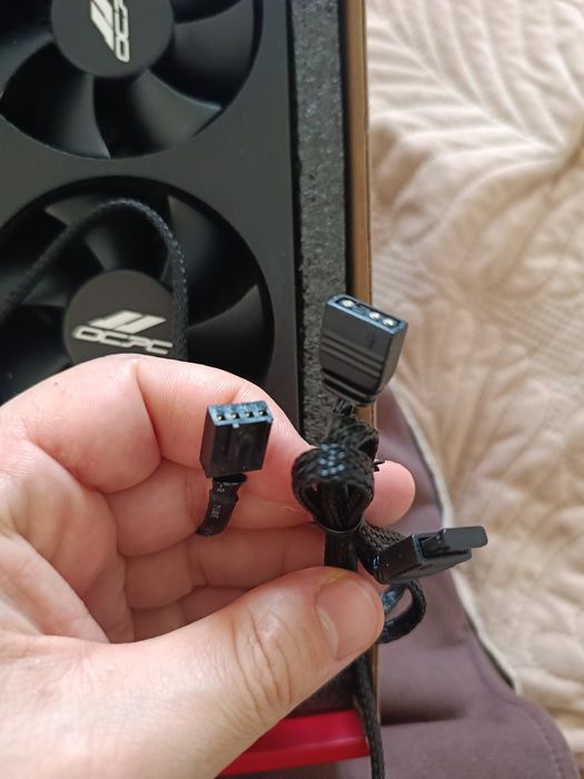 Держатель для видеокарты с охлаждением OCPC Pole 1